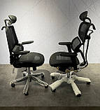 Junior M59— підліткове ергономічне крісло, чорний каркас/чорна сітка, фото 10