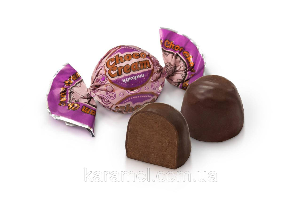 Цукерки помадні "CHOCO CREAM" ТМ Бісквіт, — вагові, 100 г., фото 1
