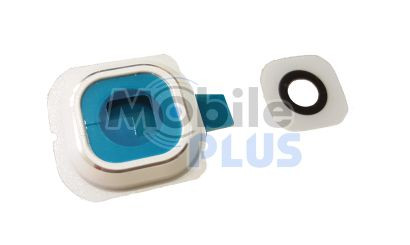 Скло (віконце камери) для Samsung G925, S6 Egde White, фото 1