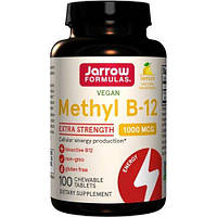 Витамины и минералы Jarrow Formulas Methyl B-12 1000 mcg, 100 леденцов - Лимон