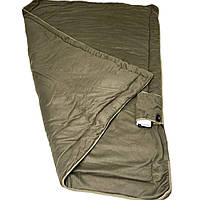 Флісова ковдра з підігрівом від Power Bank 140х190см тепла зимова електроковдра. Хакі