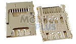 Роз'єм для SIM-карти Samsung G900F, G900H, G900FD, G903F, G355H, G360, G530, J100, N7502, N7505, i9301, T365, i9300i + і MicroSD