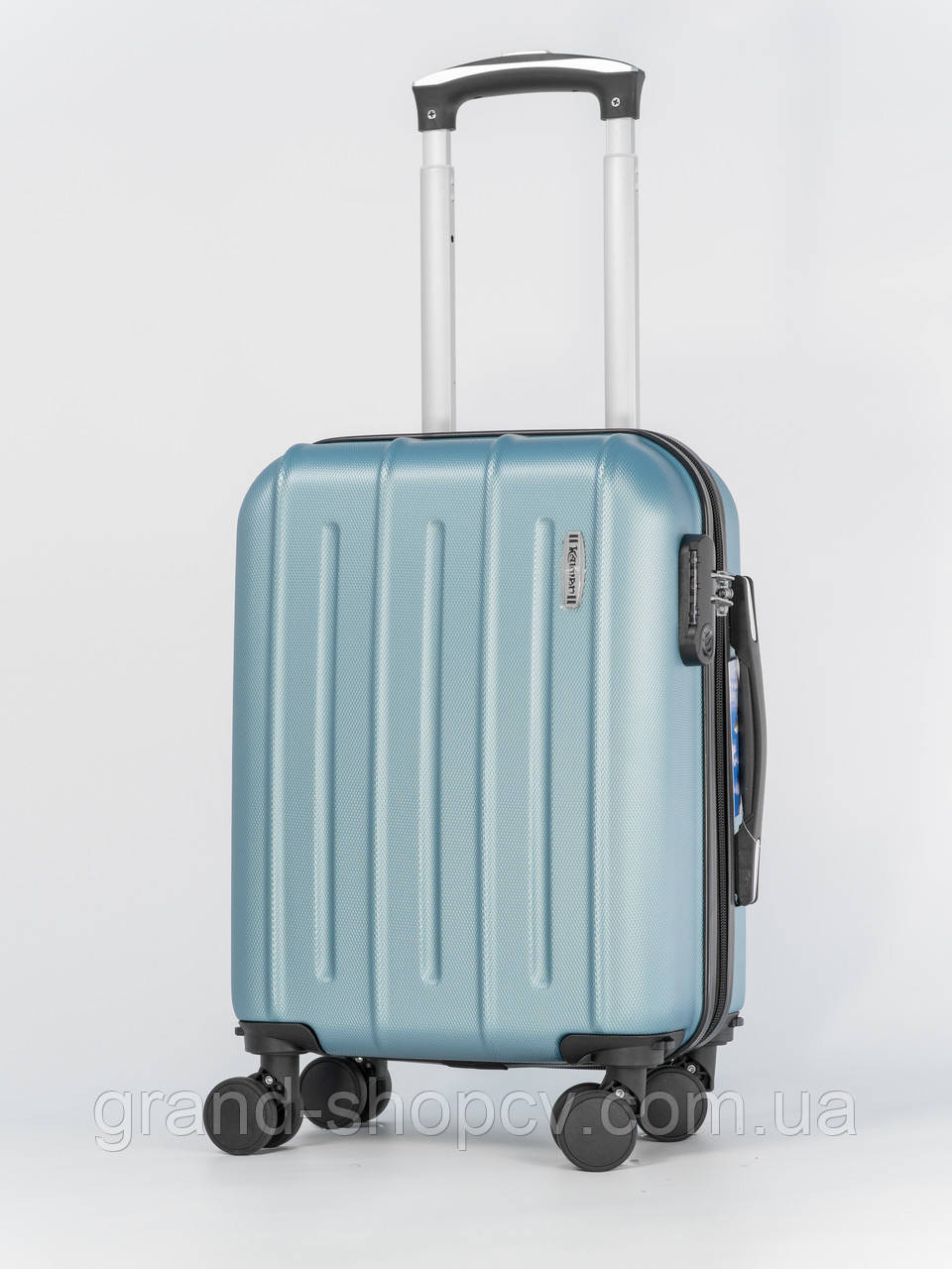 Пластиковий чемодан для ручної поклажі Wizz Air, EasyJet 40x30x20 см зі знімними колесами дорожня валіза, фото 1