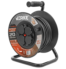 Подовжувач 3x1.5mm2 20M V70012 VERKE
