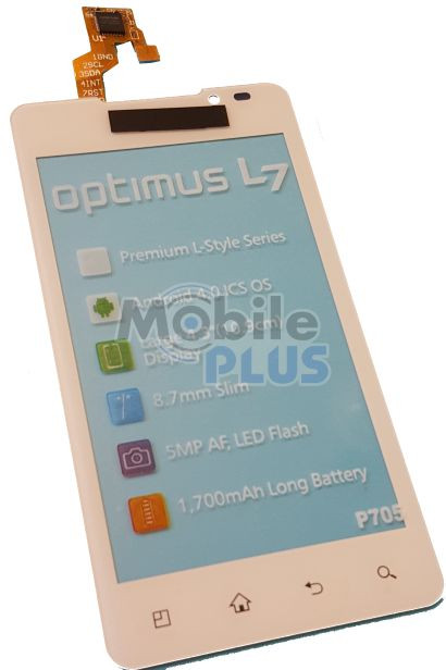Сенсорний екран (тачскрін) для LG P725 Optimus 3D Max White