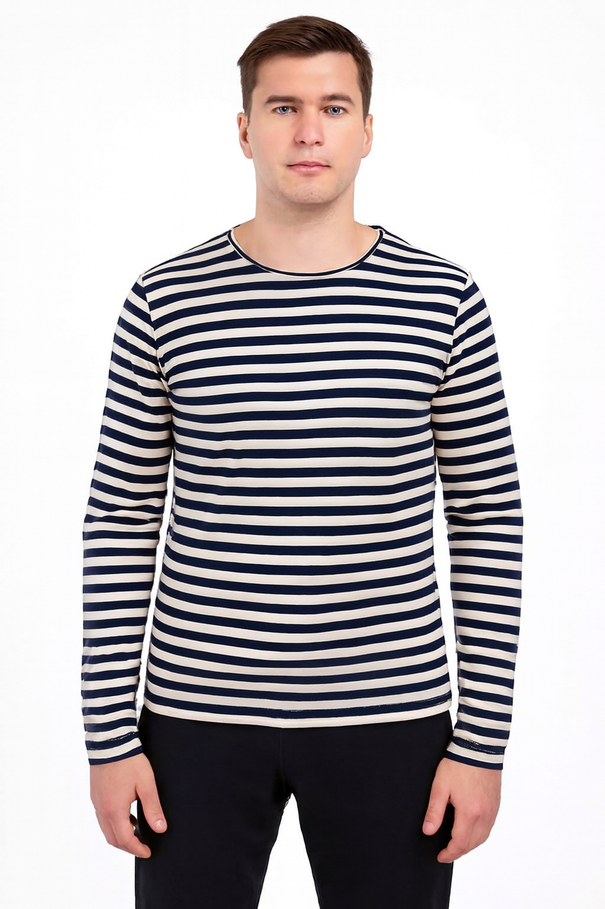 Тільняшка зимова в’язана з начосом, щільність 210 г/м².  Розміри 44, 46, 48