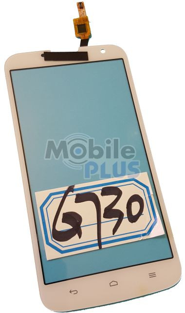 Сенсорний екран (тачскрін) для телефону Huawei G730-U10 White