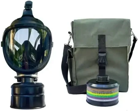 Протигаз ГП-9 (ППМ) з фільтром ГП (маска панорамна + фільтр + підсумок), фото 1