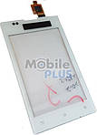 Сенсорний екран (тачскрін) для Sony C1505, C1605 Xperia E white
