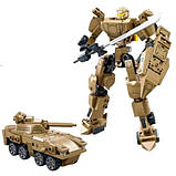 Конструктор Sluban "Робот, Бронемашина, 2 в 1", 233 деталі, фото 3
