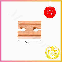 З'єднуючий елемент дерев'яної залізничної дороги Дерево для дітей від 3 років рейки для залізниці