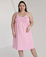 Комплект халат і сорочка з кліпсами для годування (рожевий), фото 6