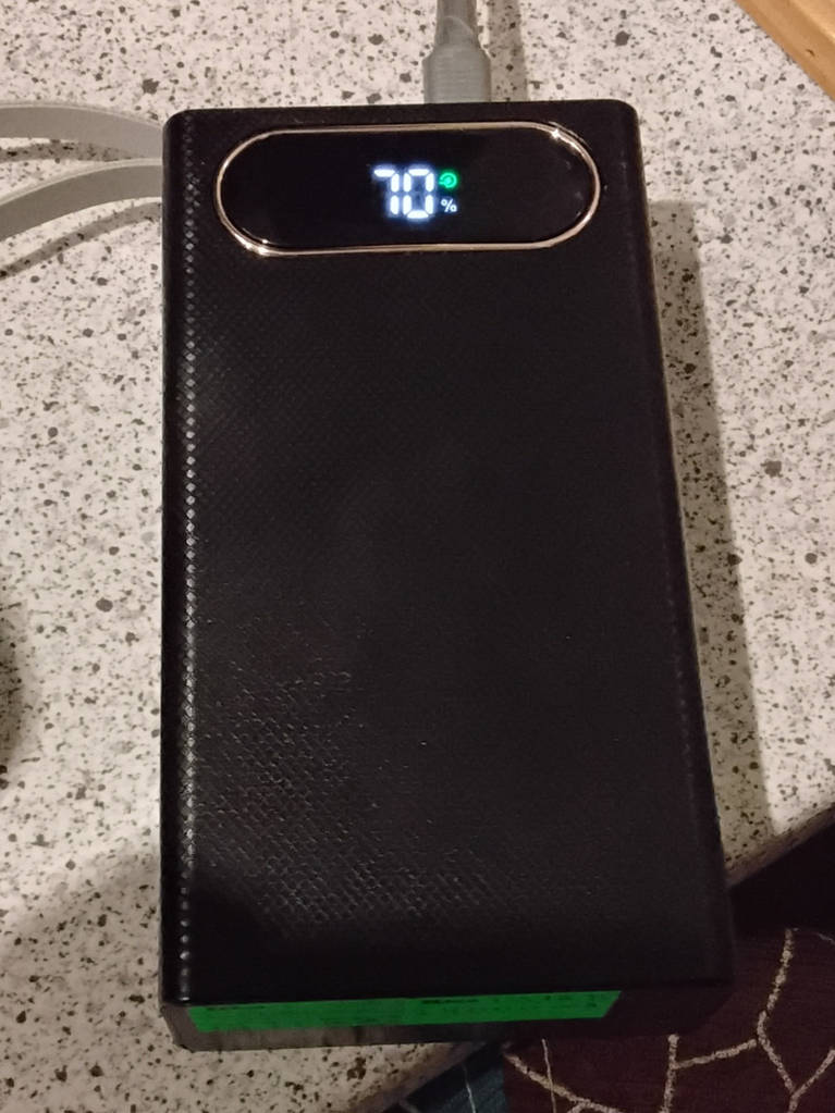 Пластиковий корпус для Power Bank на 12 елементів 18650 швидкою зарядкою QC3.0 fast і 2 ліхтариками чорний - фото покупців 2