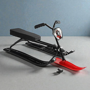 Снігокат дитячий Skyper S-36610 зі сталевою рамою, кермом і м’яким сидінням