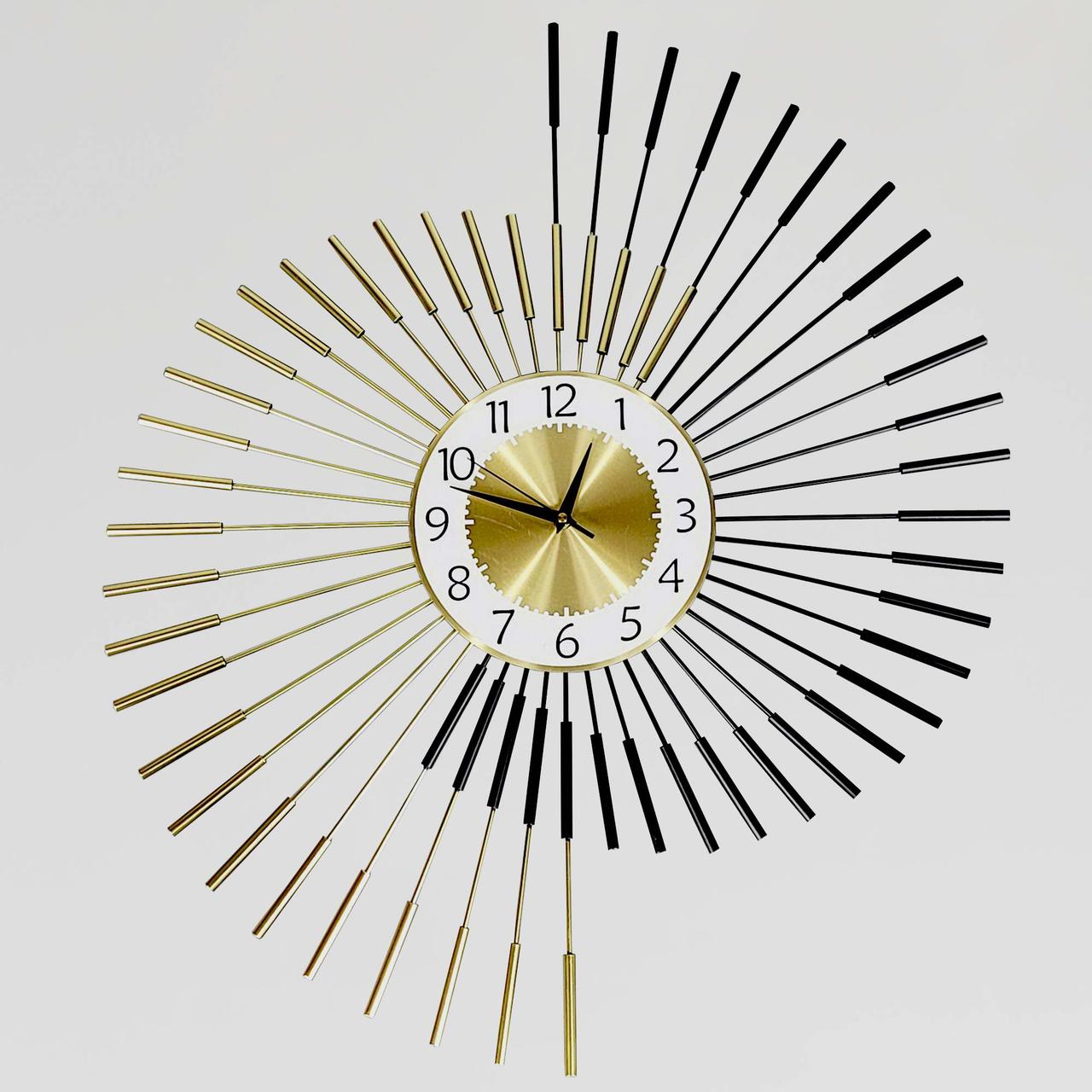 Годинник безшумний (76,8х64 см) металевий настінний OV-0133, фото 1