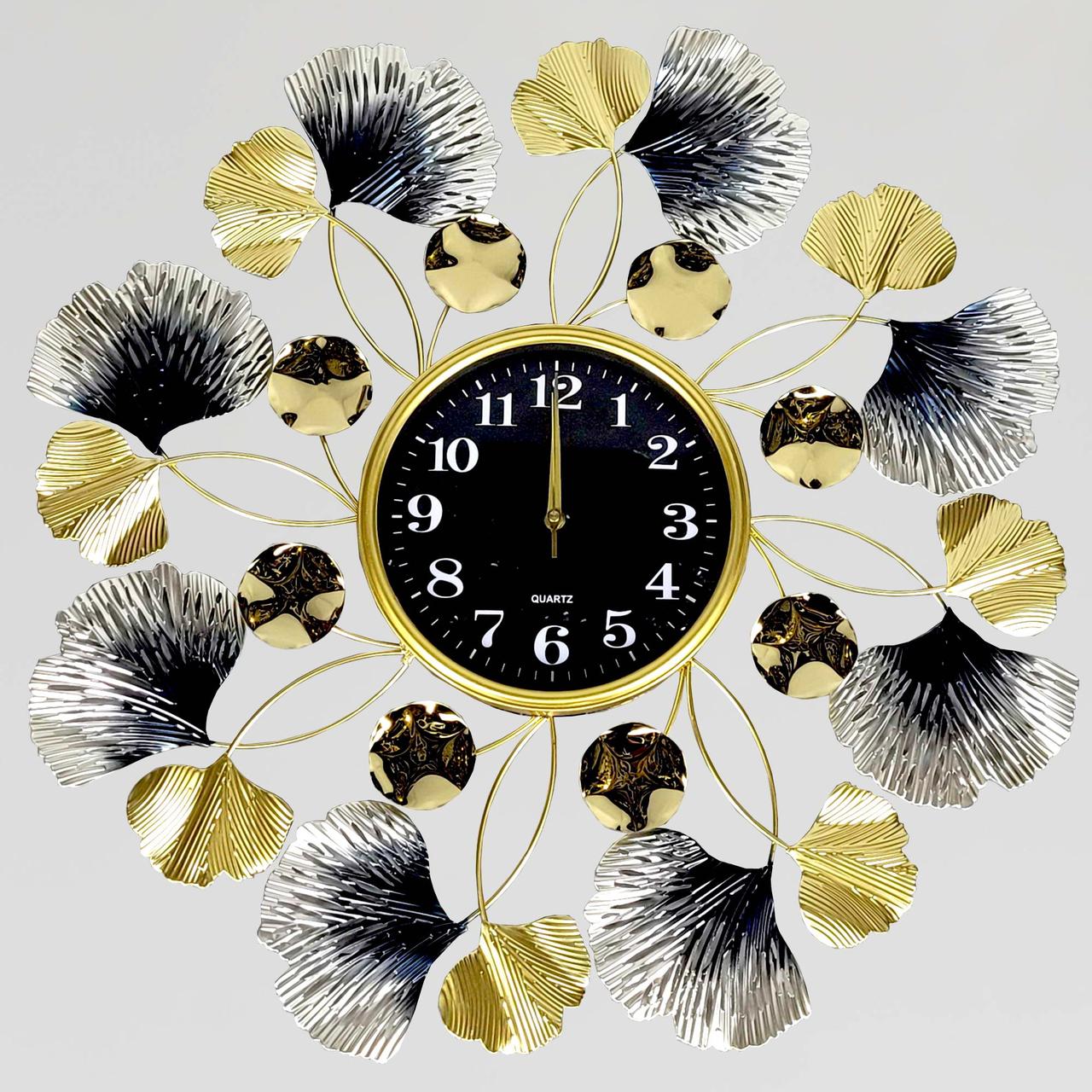 Годинник безшумний (70,5 см) металевий настінний OV-0135, фото 1