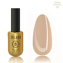 Полігель для нарощування MILANO Liquid PolyGel №11, 15 мл
