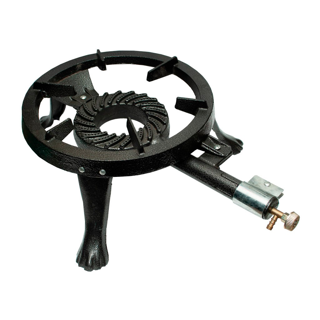 Газова плита під балонний газ GB-23 чавунна 7 кВт на 1 конфорку для приготування та розігріву їжі