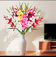 Букет яскравих Гладіолусів — 5 шт.-висота — 62 см