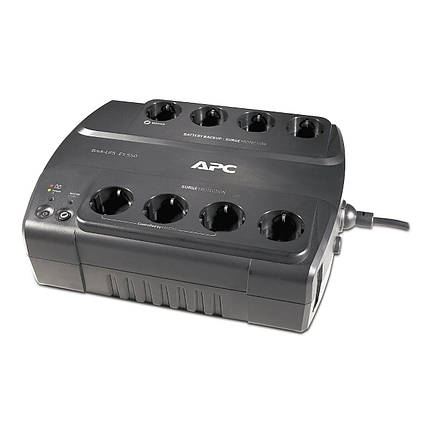 ДБЖ APC Back-UPS ES 550VA (BE550G-RS) / 230 V / 550 V·А / 330W / 8 виходів / RJ-11, RJ-45 / Без АКБ, фото 1