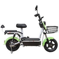 Велосипед з електродвигуном  SPARK CITY 14" 48V/500W/20Ah Зелений