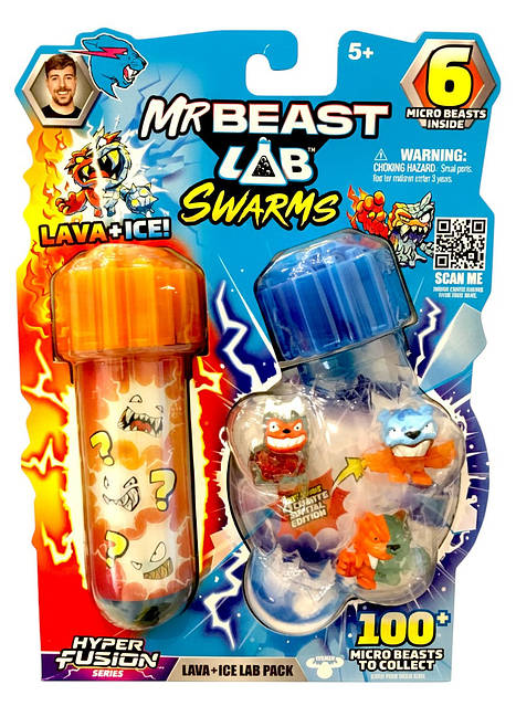 Купить Игровой набор с фигуркой MrBeast Lab Swarms Hyper Fusion