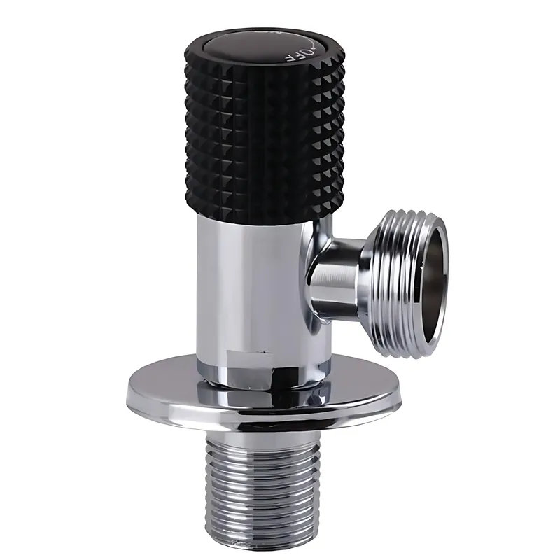 Кран для підключення сантехприладів Champion VAL-13-1/2x1/2 Chrome з нерж. сталі (кол. хром) (CH6569), фото 1