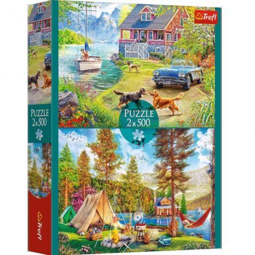 Пазли 2в1, 500 ел "Літній відпочинок", фото 1