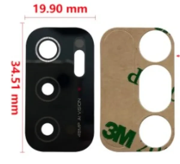 Скло камери Xiaomi Poco M3 Pro Black (PRC), фото 1