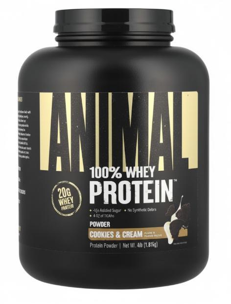 Протеїн UNIVERSAL NUTRITION ANIMAL 100% WHEY PROTEIN 1810 грам Смак:Cookies & Cream, фото 1
