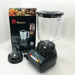 Блендер стаціонарний з кофемолкою Domotec 250 Вт об'єм 1,5 л
