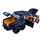 Машинка металева Rolls-Royce Cullinan 6x6 Ролс ройс 1:32 чорний звук світло 18*7*5,5 см (62371), фото 9
