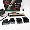 Машинка для стрижки Gemei GM-657 бездротова з комплектом насадок, Перукарські машинки, фото 7