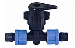 Стартер трійник з піджимом Presto-PS для крапельної стрічки, в упаковці - 25 шт. (TT-0417)