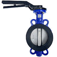 Задвижка Баттерфляй Ду 100 Walver с чугунным диском уплотнение EPDM (Китай)