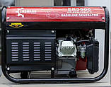 Бензогенератор Erdmann ER 9500 3,8 кВт для резервного електроживлення будинку, ручний пуск, фото 7