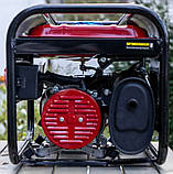 Бензогенератор Erdmann ER 9500 3,8 кВт для резервного електроживлення будинку, ручний пуск, фото 8