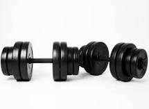Гантелі композитні NEOS 2 х 16 кг розбірні для домашнього фітнесу з металевим грифом