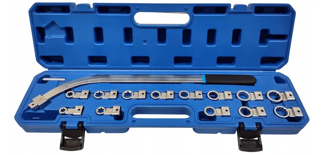 Ключ з набором для натягування та заміни ременя ГРМ 15 од. Silver S11951, фото 1