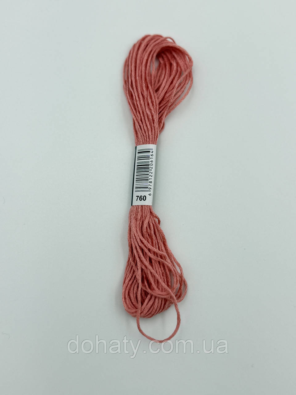 Нитки муліне 760 Лососево-рожевий для вишивання, фото 1