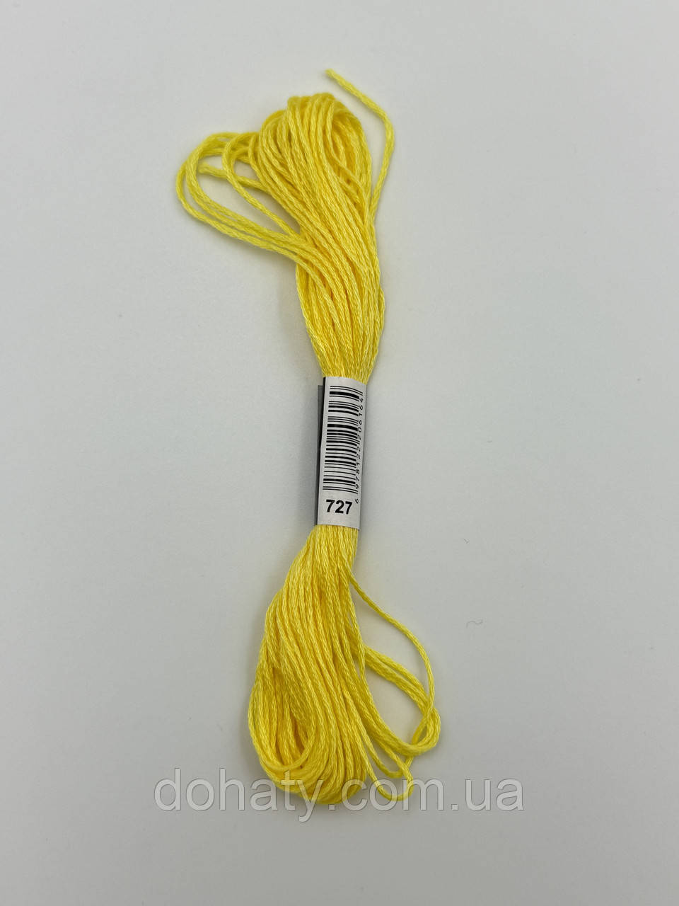 Нитки муліне 727 Жовто-персиковий - світлий для вишивання, фото 1