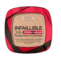 Пудра компактна L'Oreal Paris Infaillible Fresh Wear 130 true beige, 9 г