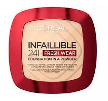 Пудра компактна L'Oreal Paris Infaillible Fresh Wear 180 rose sand, 9 г