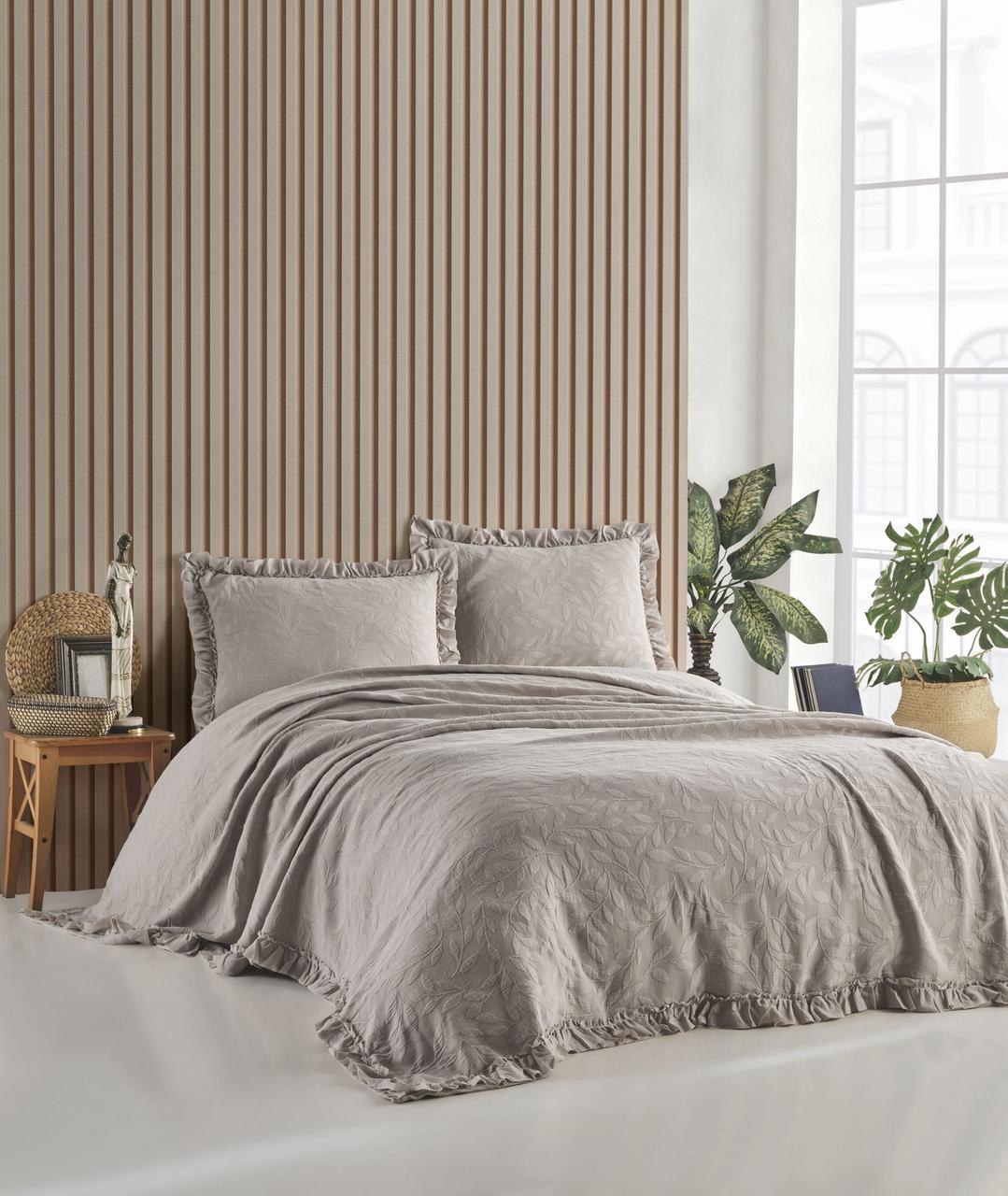 Муслінове покривало з наволочками Saheser 240 x 260 см Ilda Vizon, фото 1