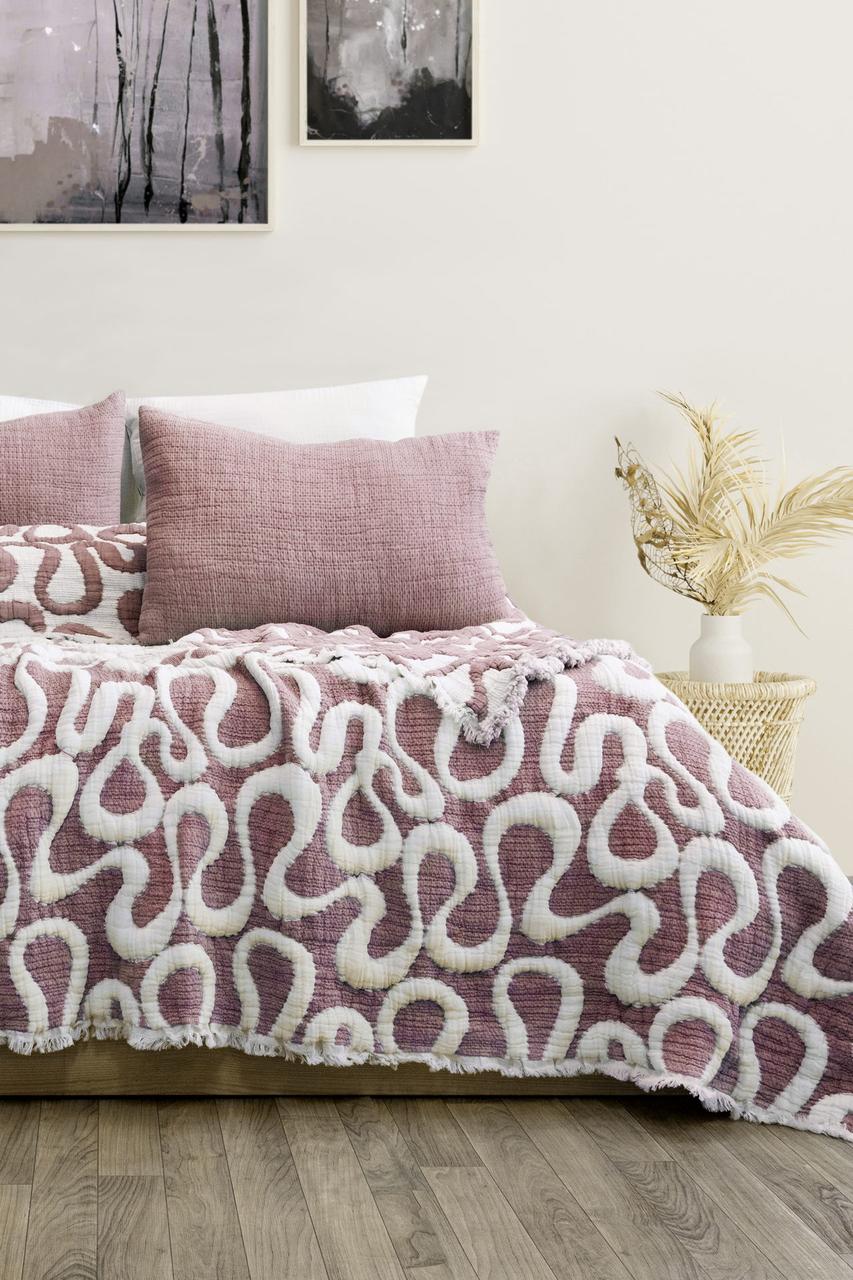 Муслінове покривало Saheser Mervis 240 х 260 см. Murdum, фото 1