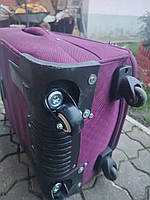 Замена вилки с колесиком, на тканевом чемодане