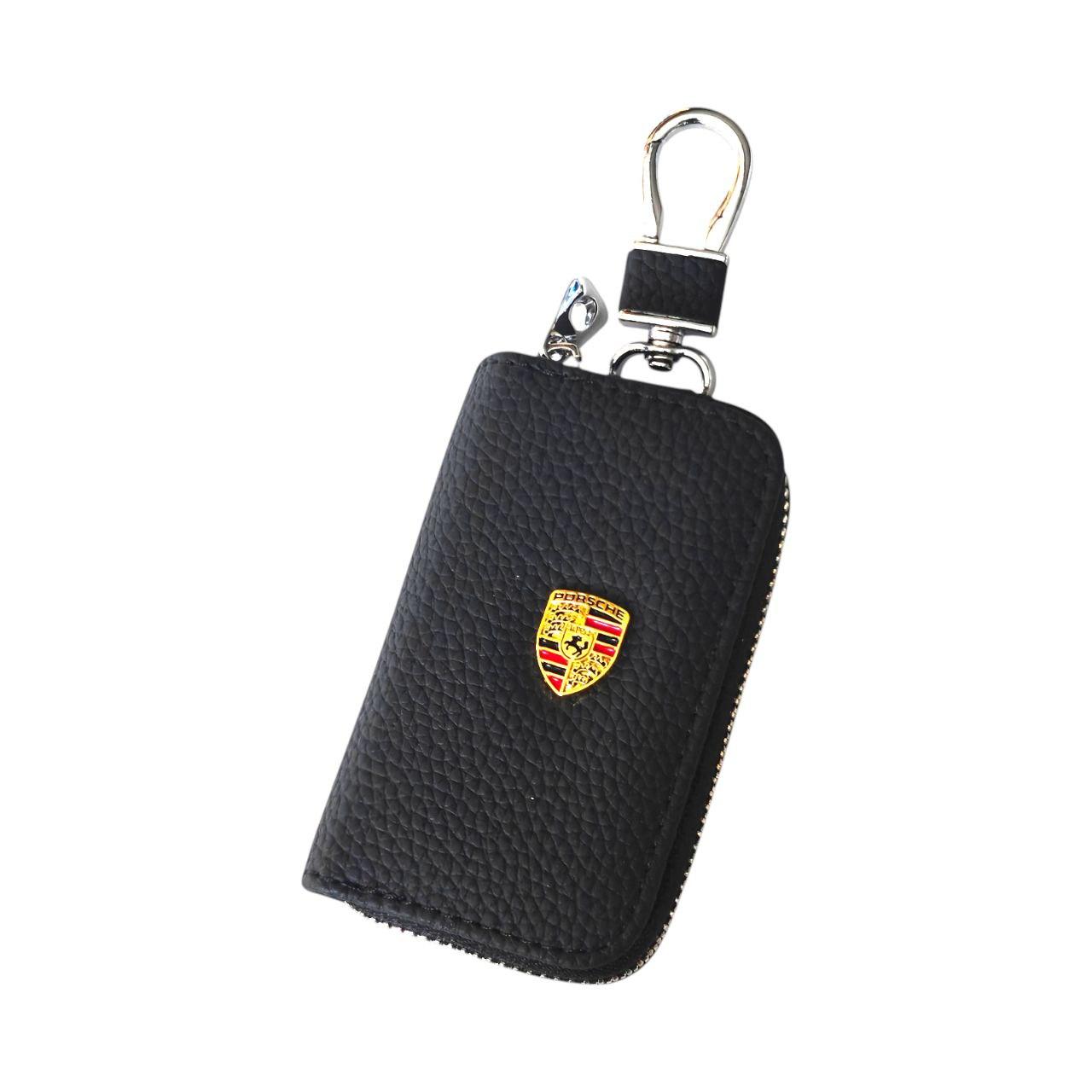 Ключниця для ключів із карабіном Porsche без тексту, фото 1