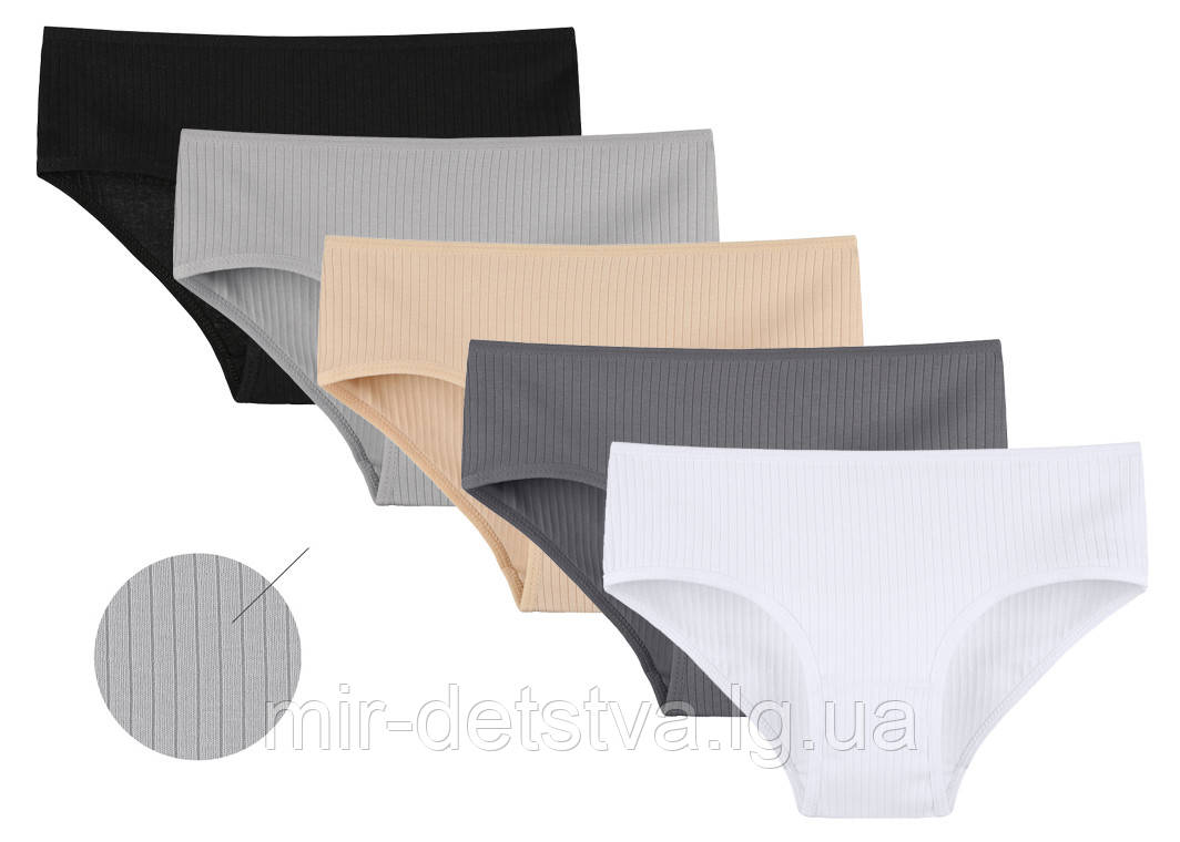 Труси дитячі для дівчинки ТМ Donella оптом р.12/13 років (158-164 см) рубчик