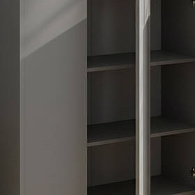 Полиці до тумби (2 шт) Doros Кассель Сірий 61.5х34.5х1.6 (DRS-011835)