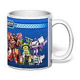 Чашка з друком "Тоботи" 330 мл (колір білий) (35461), фото 2